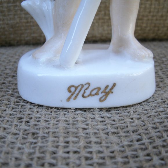 Vintage May Birthday Boy Angel Figurine - Picture 10 of 16
